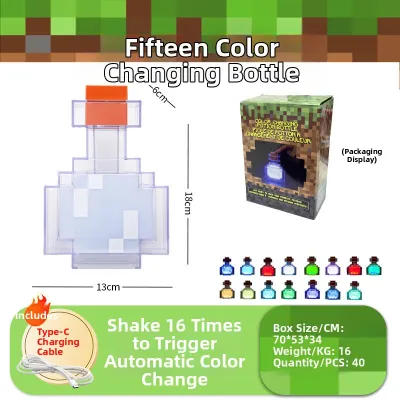 BEIDIANNI | Color Changing Glow Minecraft Night Light