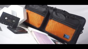 Zorc Official - Flynn | Tas Efek Gitar Bass | Tas Pedalboard Black Orange
