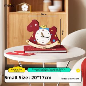 MEISD | Decorative Table Clock for Bedrooms and Living Rooms