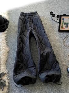 กางเกงขายาวทรงหลวมสำหรับผู้หญิงในช่วงฤดูหนาว กางเกงขายาวทรงหลวมสไตล์เกาหลี กางเกงขายาวทรงหลวมแบบลำลอง