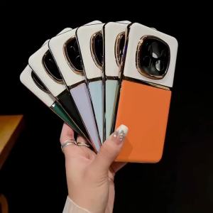 For Huawei Honor Magic 7 Pro Case Luxury PU Leather Skin Lens Protective Back Cover Case For Honor Magic7 7Pro 6 Pro Phone Shell
