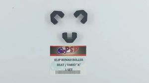 Klip Rumah Roller BEAT VARIO (PSP) set isi 3 - Kancing Slider Piece Slide Tutup Rumah Roler Honda