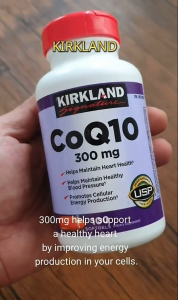(100% Authentic)Kirkland COQ10 300mg 100Capsules Heart & Vascular Care Antioxidant Relieve Fatigue Support Cellular Energy