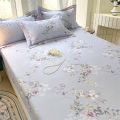 Dansunreve 100% Cotton Bedsheet 1200TC Breathable Floral Fittedsheet Single Queen King Super King. 