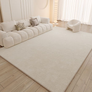 KELAIAO | Waterproof Washable White Pure Color Thick Carpet