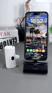 Vyvylabs Q05 Capsule Power Bank 5000mAh Portable(With Stand and Led light)