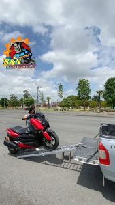 350 กก. บันได รับน้ำหนัก มอเตอร์ไซค์ บันได สำหรับ มอเตอร์ไซค์ ทุกรุ่น