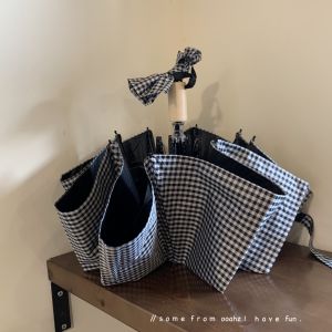 Ooahz Dây Chống Nắng Chống Tia UV Bằng Nhựa Đen Đặc Biệt Phổ Biến Gấp Gọn Di Động Lưới Nhỏ Chống Nắng Chống Tia UV