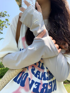 Lightweight Ice Silk Sun Protection Sleeve Covers for Women Summer Outdoor Cycling Arm Protection Loose Breathable Ice Sleeves