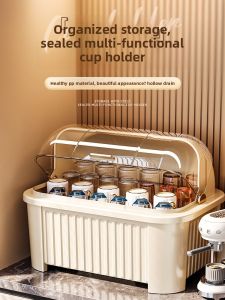 MEIZHUFU | Dustproof Tea Set Storage Rack