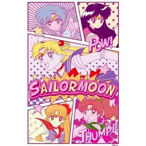 Bandai | DIY Sailor Moon Anime Cat Moon Pastel Scene Style Diamond Painting Mosaic Handmade Art Exquisite Wall Decoration