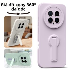 Shockproof Full Coverage Phone Case Rotating Stand Rope Feature Creative Minimalist Design