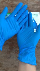 HỘP 100 CÁI Găng Tay Y Tế Nitrile Màu XANH TTGloves Trọng Lượng 4.5G (Size XSSML) Dùng Trong Thẩm Mỹ Phun Xăm Spa Thực Phẩm