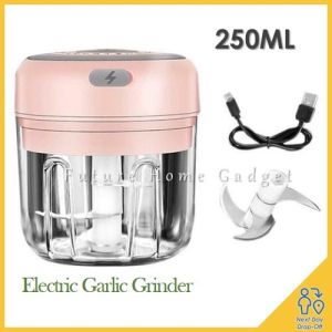 100/250ml Electric GARLIC CHOPPER/ Garlic masher/ Wireless MINCER/ MINI FOOD PROCESSOR/ MINI FOOD BLENDER
