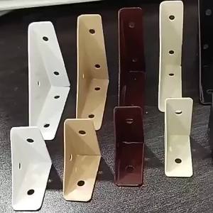 Giá Đỡ Góc Hình Chữ L Bằng Thép Chịu Lực 90 Độ ° Khớp Nối Góc Vuông Chắc Chắn Gia Cố Đồ Gỗ Màu Trắng/đen
