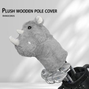 1Pcs Premium Rhino Golf Club Head Cover 460CC Soft Plush Animal Head Cover Protector for Driver & Fairway Wood