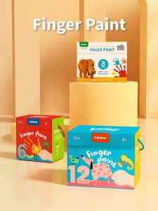 Mideer FINGER PAINT Washable Non Toxic Arts Crafts Gift Boy Girl Kids Coloring Set