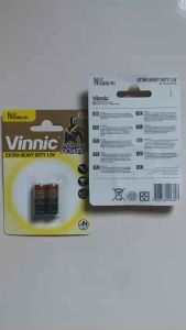 Pin R1 SUM5 Vinnic loại 1.5V vỉ 2 viên