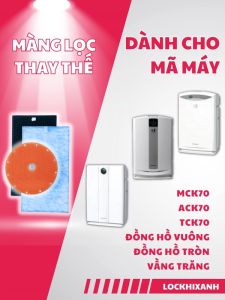 Màng lọc không khí DAIKIN nội địa nhật mck70 tck70 ack70. Màng lọc hepa màng than hoạt tính giá rẻ