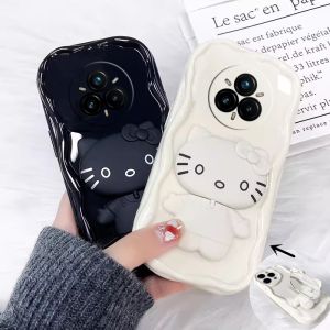 Phone Case Realme 14 Pro + Plus Realme 14X C75 C75x Note 60x 4G 5G Soft Casing with Cartoon Mirror Stand Lens Protection Shockproof Back Cover 2025