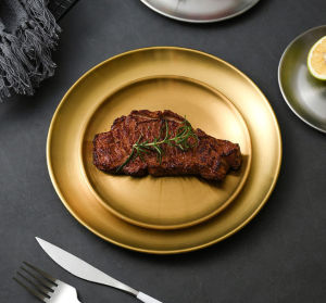 (HÀNG LOẠI 1) BỘ 4 ĐĨA TRÒN inox 304 nguyên khối SIZE 14 - 17 - 20 - 23CM dùng ĐỰNG THỨC ĂN TRÁI CÂY BÁNH MỨT cực kì sang trọng - dĩa