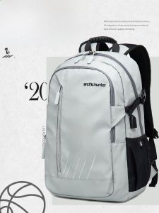 Large Capacity Waterproof Casual Double Shoulder Computer Backpack for Middle School Students Lightweight Fashionable 15.6 Inch Laptop Bag