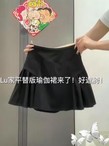 High-Waist Tennis Dress Quick-Dry Short Skirt for Women Ideal for Yoga and Running Slim-Fit K-Style Summer Work Clothing