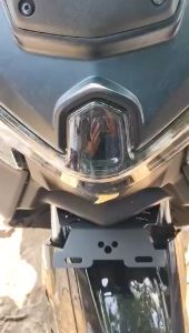 Breket Bracket Plat Nomor Dibawah Lampu Akai Racing Nmax LamaNmax New 2020Aerox & Honda Pcx New