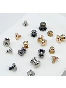 50pcs Kancing Pion / Paku Baut / Centang Baut / Kancing Baut / Kancing Mur Baut / Aksesoris Tas 6mm/8mm/9mm