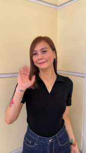 Bellzshop - Celana Jeans Cutbray Highwaist Wanita Stretch Biru Garment Premium 5132