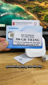 SIÊU PHẨM - SIM 5G VINAPHONE DATA KHỦNG CHUYÊN DÙNG CHO CÁC THIẾT BỊ PHÁT WIFI - GÓI U1500 DATA 500GB/THÁNG DATA TỐC ĐỘ CAO DÙNG TRỌN GÓI 1 NĂM KHÔNG NẠP TIỀN . FREESHIP - CHƯA KÍCH HOẠT