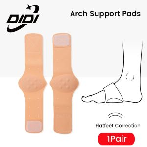 DIDI 1Pair Arch Support Orthopedic Foot Pads Men Women Flatfeet Correction Bandage Insoles Relieve Plantar Fasciitis Pain Feet Care Tool