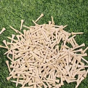 🔥🔥🔥100Pcs/Set Golf Tees Bamboo Tee Golf Balls Holder 4 Size Stronger than Wood Tees