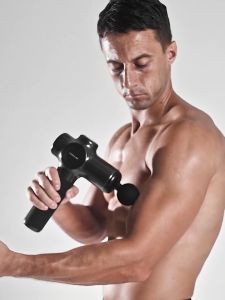 KONKA F5 Massage Gun Muscle Massage Gun Relieves Deep Tissue Portable Percussion Massager with 8 Massage Heads Electric Body Massager to Relieve Any Pain