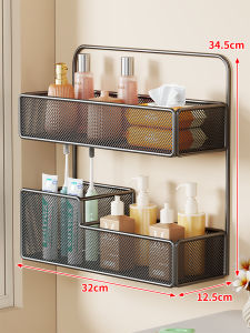 No-drill Wall-mounted Bathroom Shelf