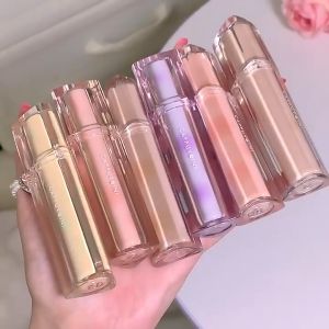 【COD】CAPPUVINI 4 Warna Es Teh Cermin Lip Glasir Pelembab Lip Nektar Jelly Lip Gloss Pelembab Tabung Transparan Nektar Bibir Tahan Lama Lipstik Murah Tahan Lama Lip Glaze Anti Air Tahan Lama-💞Margot