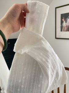 Retro Floral Embroidery Handbag Womens Purse Cotton Fabric Wallet Casual Shoulder Bag Soft Handheld Bag for Young Ladies