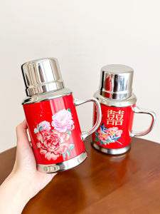 Portable Large Size Ladies Insulated Water Bottle Stylish High Aesthetic Value New 2025 Trendy Mug Cool Stainless Steel Cup