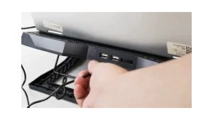 FAST DELIVERY MC Stand Laptop Gaming Pendingin Cooling Pad dengan 6 Kipas Lipat Portable