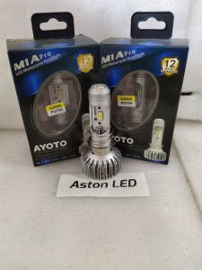 Lampu Motor LED AYOTO M1A M1A Pro H6 T19 18W 25W SENJA DEMON ANGLE EYES AC DC Original