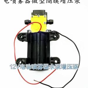 12V Electric Sprayer Water Pump Mist  Membrane Pressure Pump 3.5A High Power Diaphragm Dual Core Pump