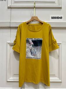 ATASAN SPANDEX APLIKASI LENGAN PENDEK FASHION LD 118 FIT 4L XXXXL MM 19048-S MISSMODE SVL