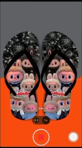 SANDAL JEPIT ANAK PEREMPUAN MOTIIF LABUBU VIRAL TERBARU