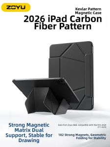 Zoyu | Magnetic Detachable iPad Case with Elevated Stand