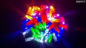 LED Finger Lights  Multicolor  Glowing in the Dark Flashing Blink Luminous Light Up Rings for Kids Birthday Party Supplies toys