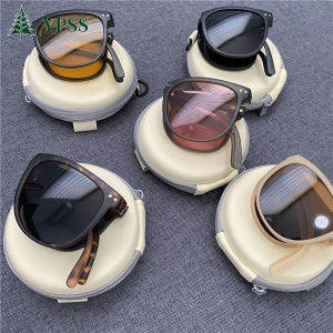 YPSS (With box) Folding Sunglasses for Women Polarized Original UV Protection Driving Authentic Glasses Sun Protection Shades for Women Portable Eyeglasses 618