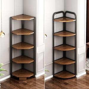 Corner Space Saving Multi-layer Bookshelf