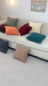NEW*Alice*Pillow case / Solid Color Cushion Cover Decoration Sofa Home Party Soft Square Pillow/ 42*42cm