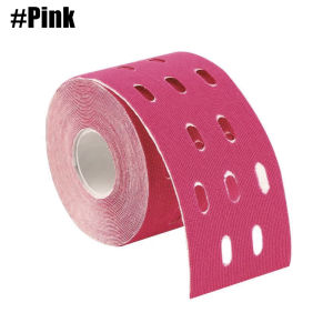 1 Roll Perforated Kinesiology Tape for Sensitive Skin More Breathable Elastic Athletic Tape for Pain Relief & Muscle Support
