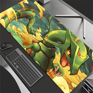 Bandai | Mouse Pad Gaming Large Non-Slip Dywan Gamer Keyboard Desk Mat Table Carpet Mousepad XXL P-Pokemons Rayquaza 900x400 for Computer